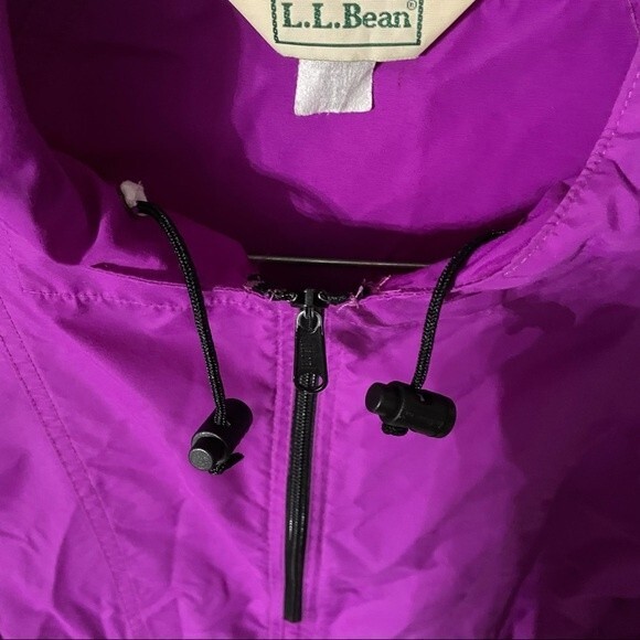 L.L. Bean Anorak Jacket vintage womens purple medium - Picture 7 of 11